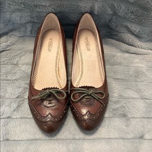 Seychelles brown leather oxfords 8